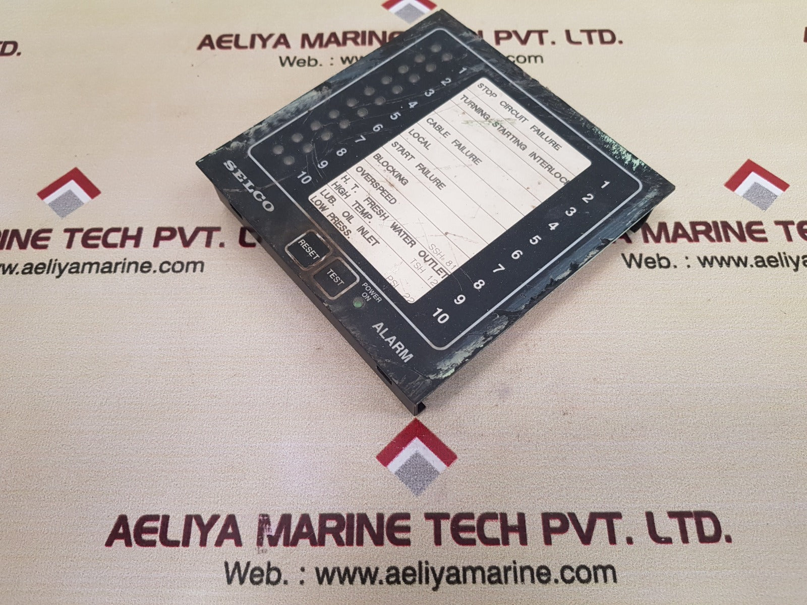 Selco m1000-29-10 alarm annunciator 24v 
