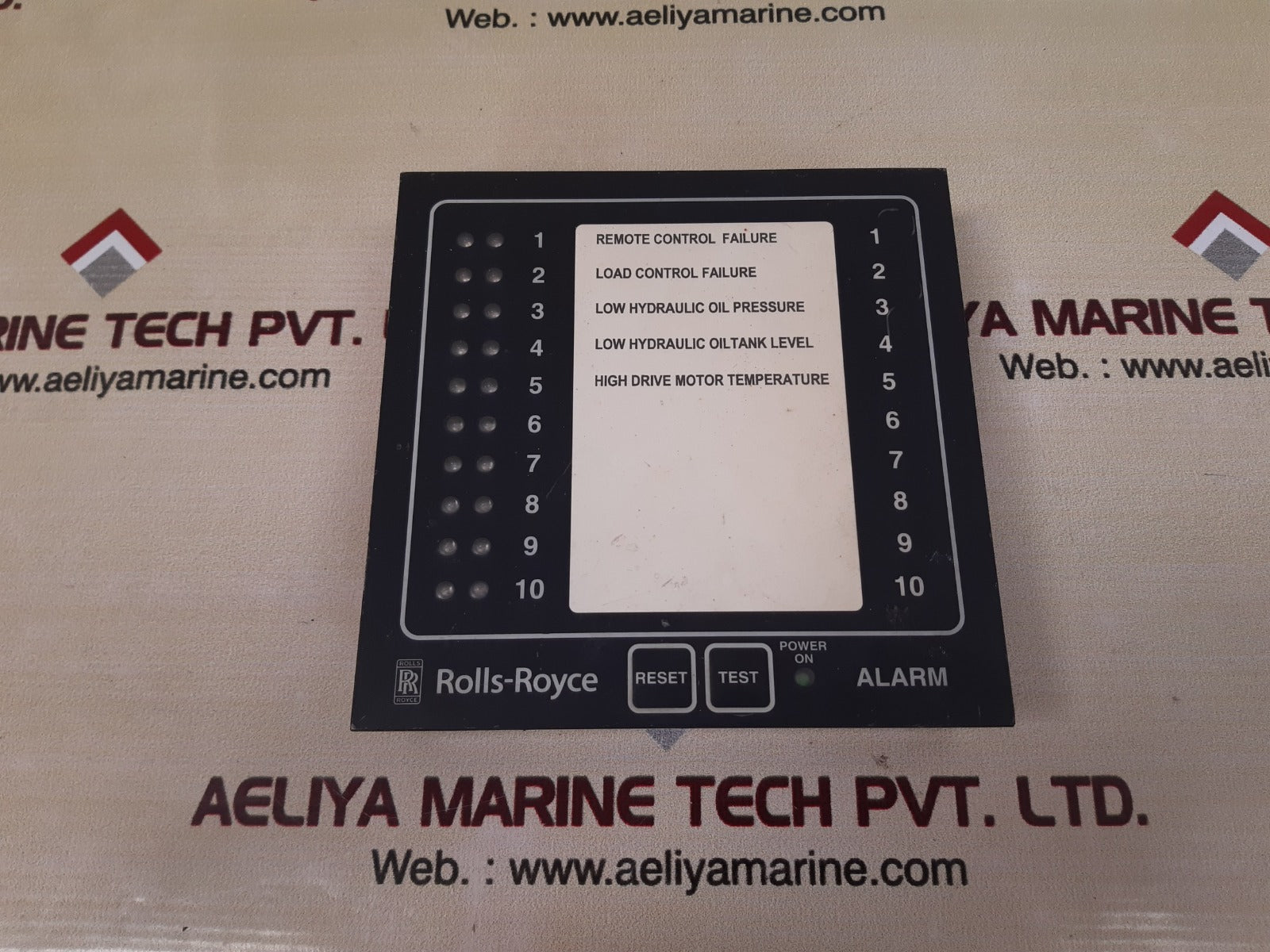 Selco/rolls-royce m1000-24-31c alarm monitor 