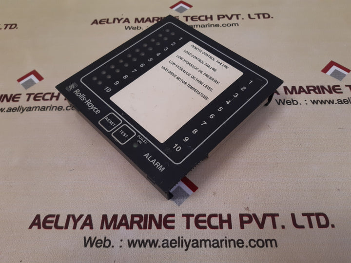 Selco/rolls-royce m1000-24-31c alarm monitor 