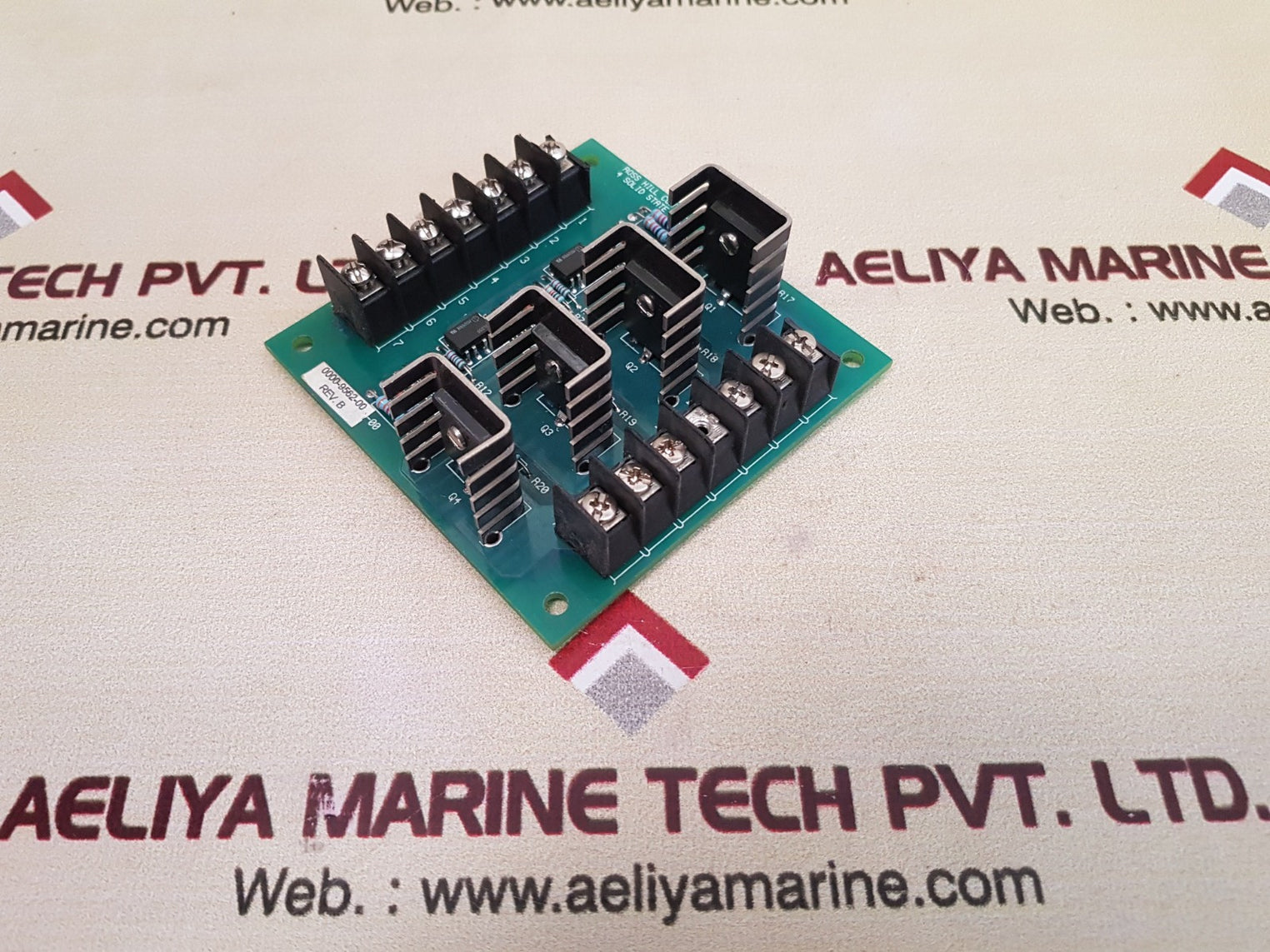 Ross hill 0000-9562-00 4 solid state relay ckt bd