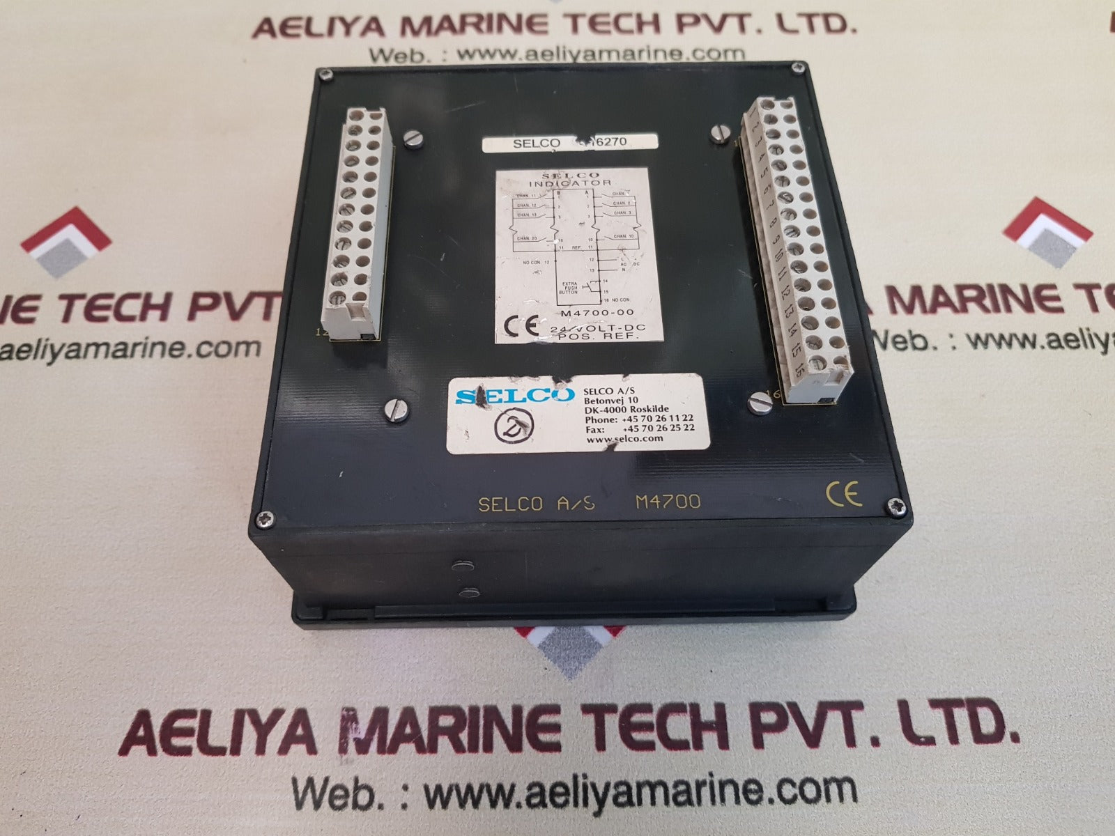 Selco m4700-00 alarm indicator 24v 