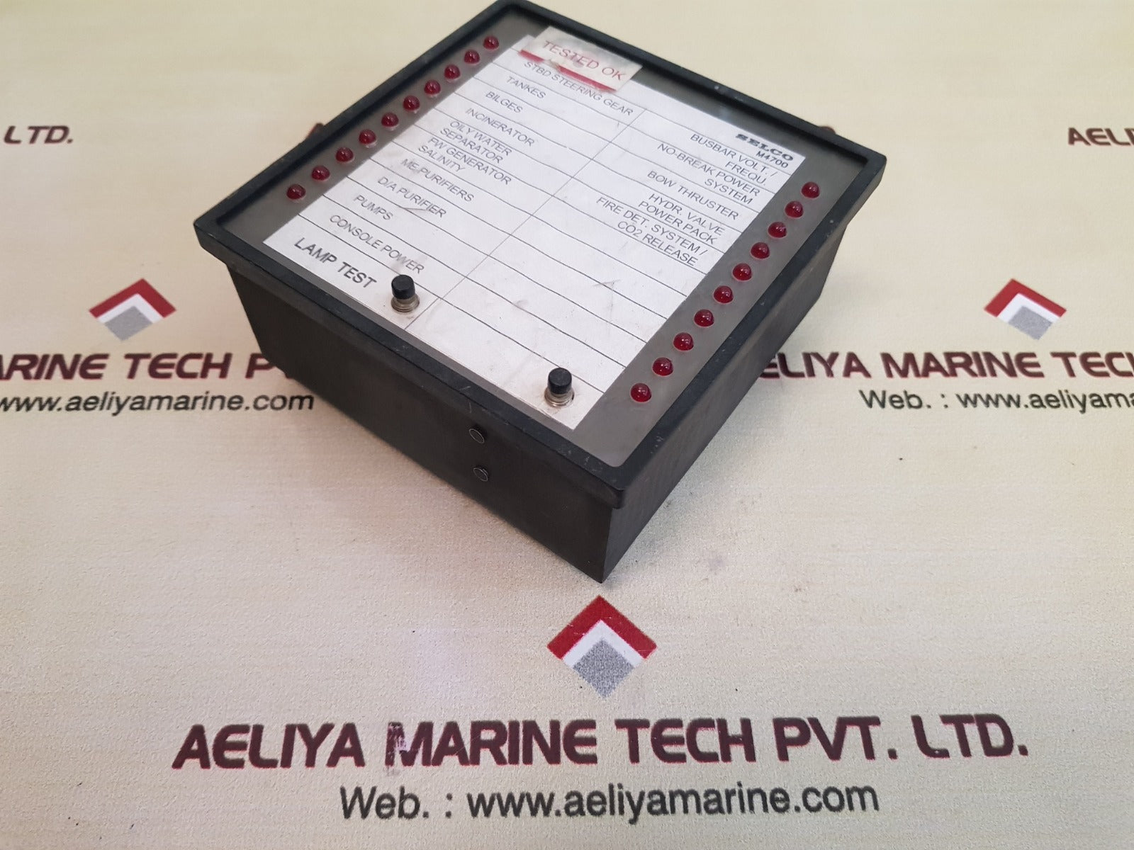 Selco m4700-00 alarm indicator 24v 