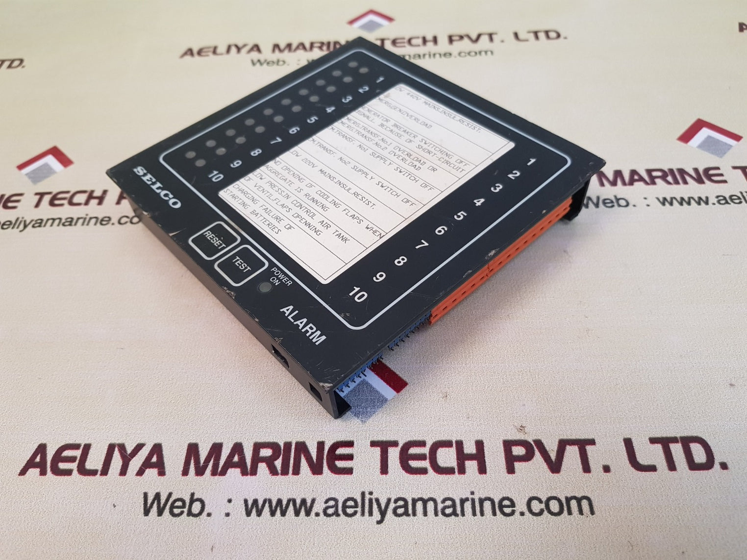 Selco/nws m1000-24-10b alarm annunciator 