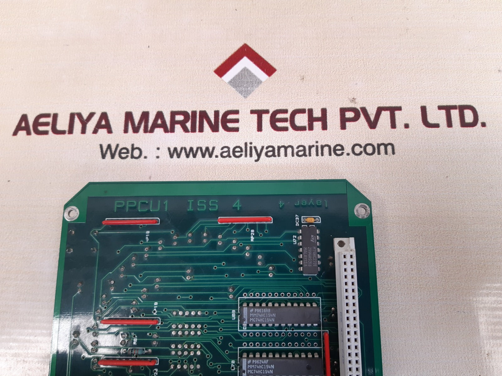 G.e.c. alsthom ppcu1 pcb card 