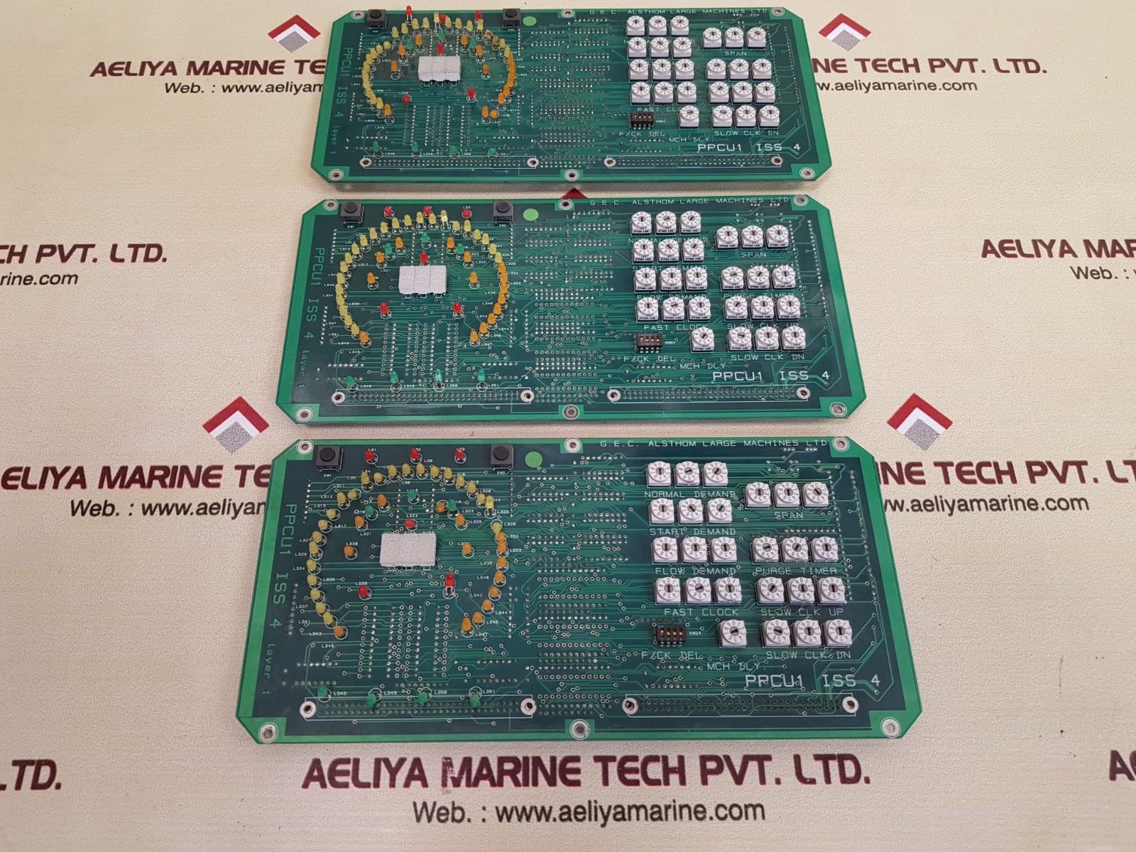 G.e.c. ppcu1 iss 4 pcb card