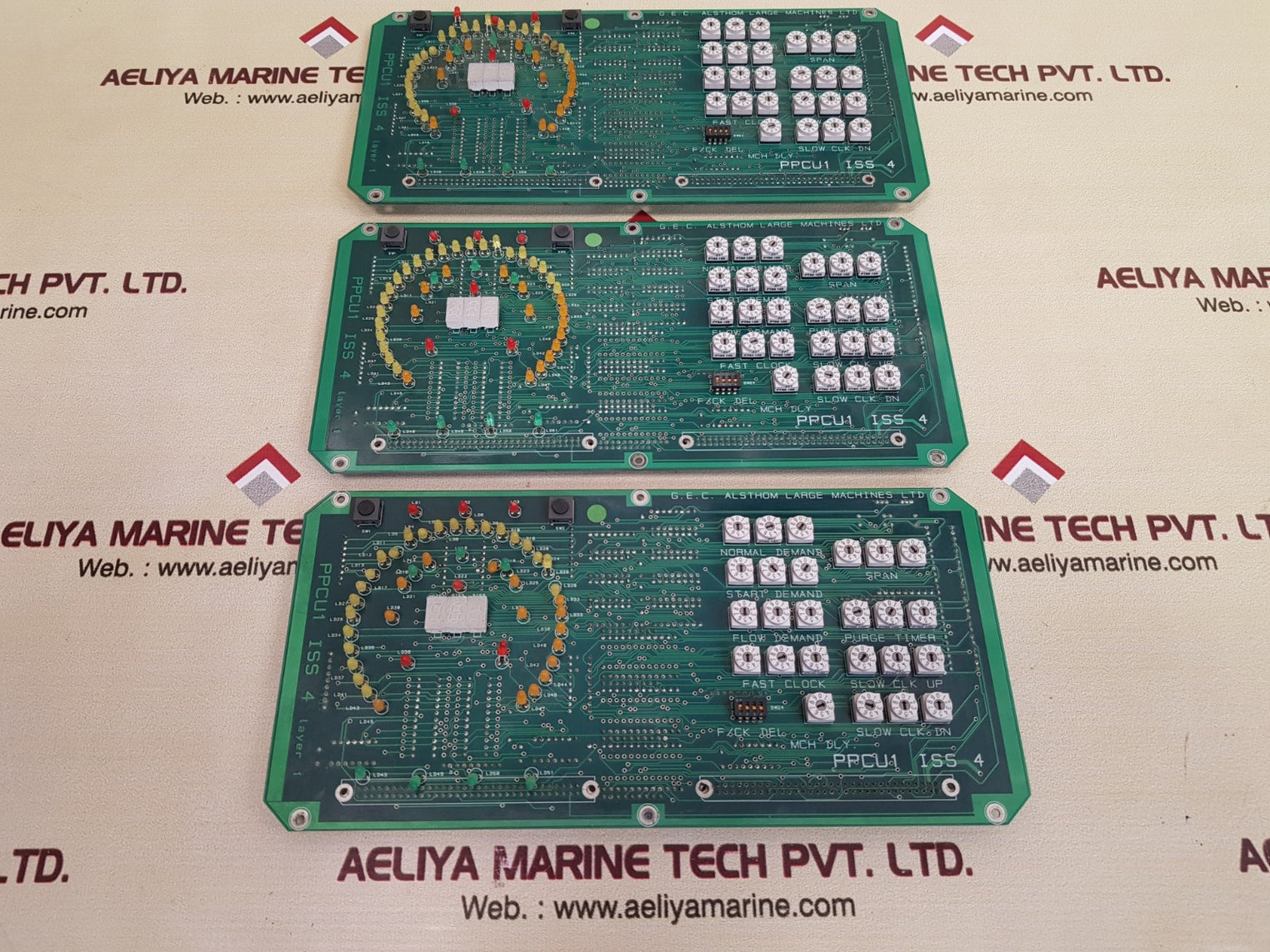 G.e.c. ppcu1 iss 4 pcb card
