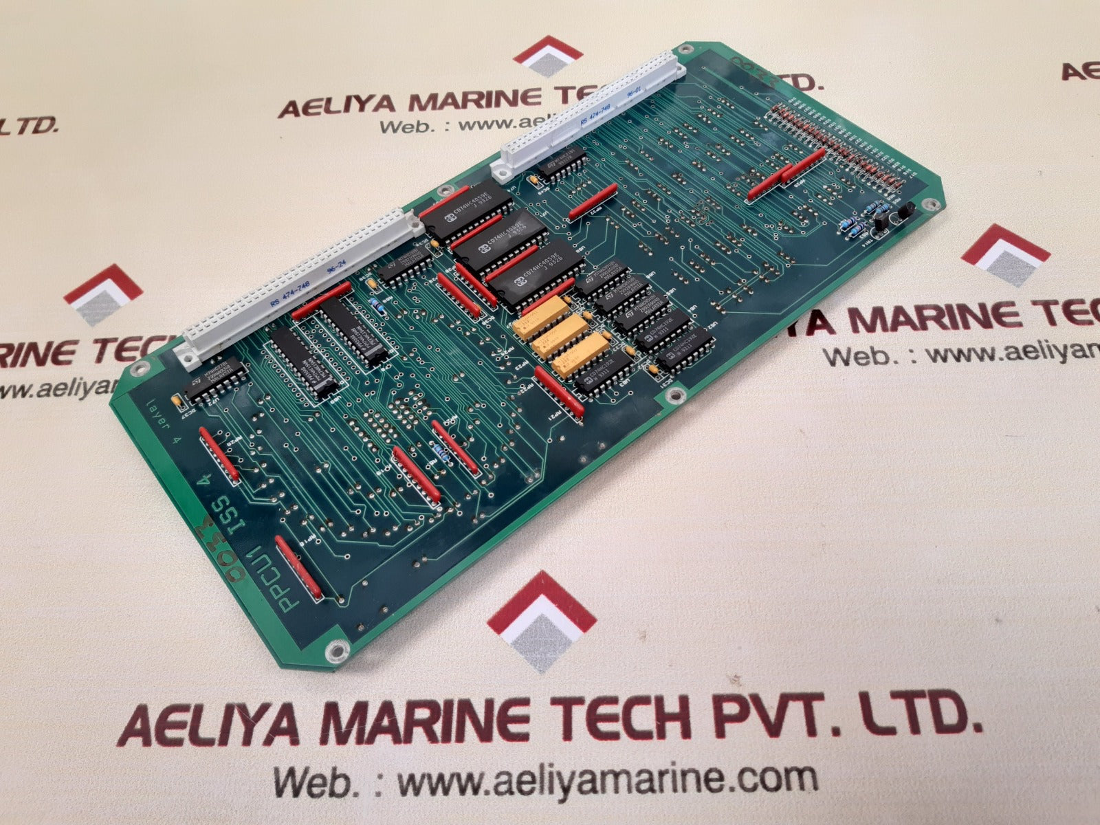 G.e.c.alsthom ppcu1 iss 4 pcb card 