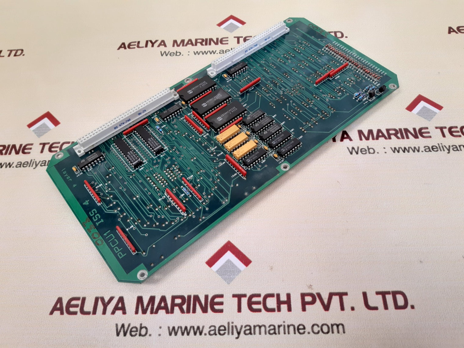 G.e.c.alsthom ppcu1 iss 4 pcb card 