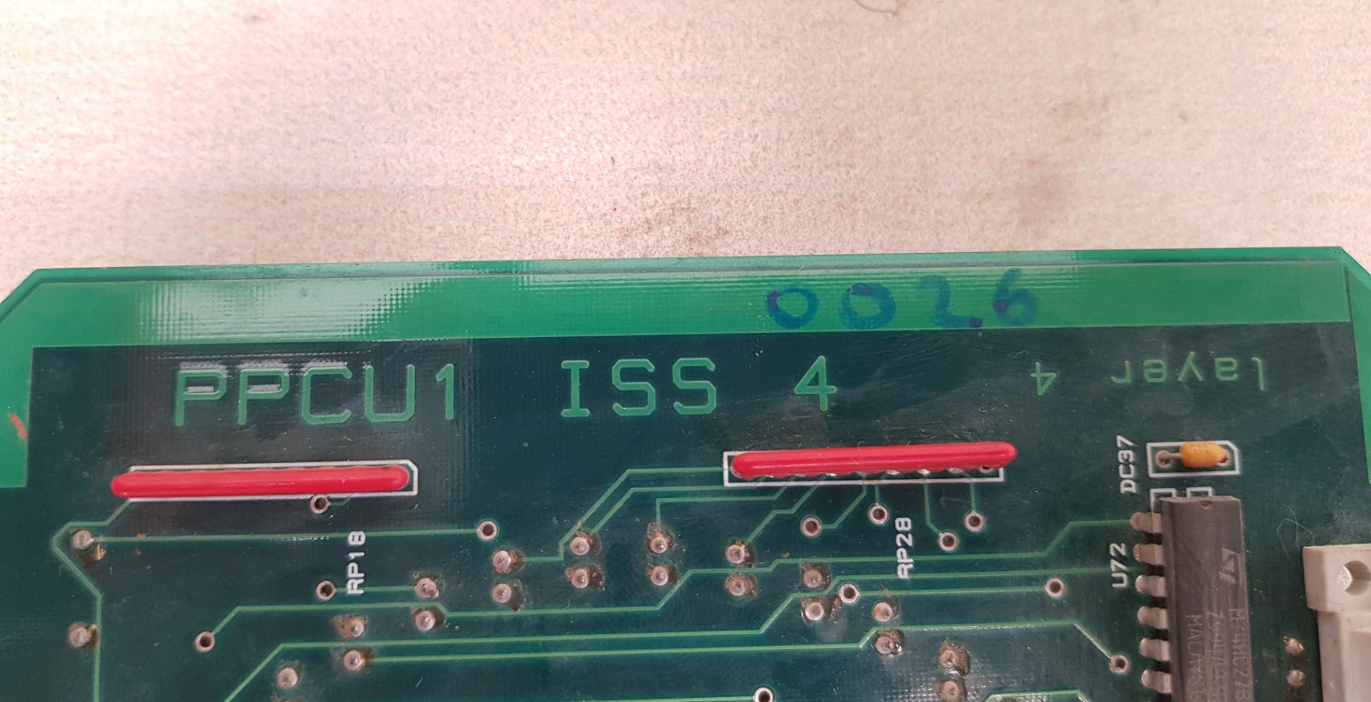 G.e.c. ppcu1 iss 4 pcb card
