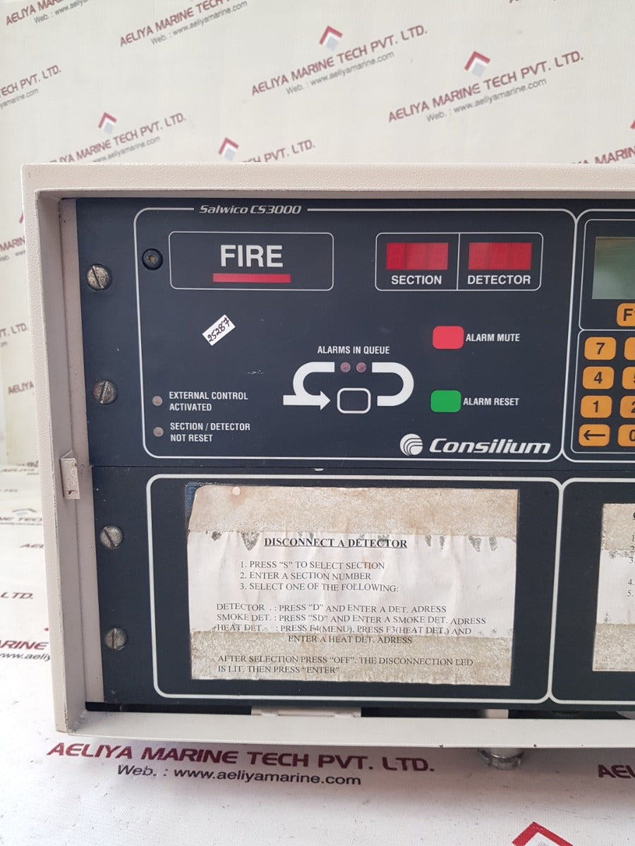Consilium cs3000 fire and gas alarms-salwico system 