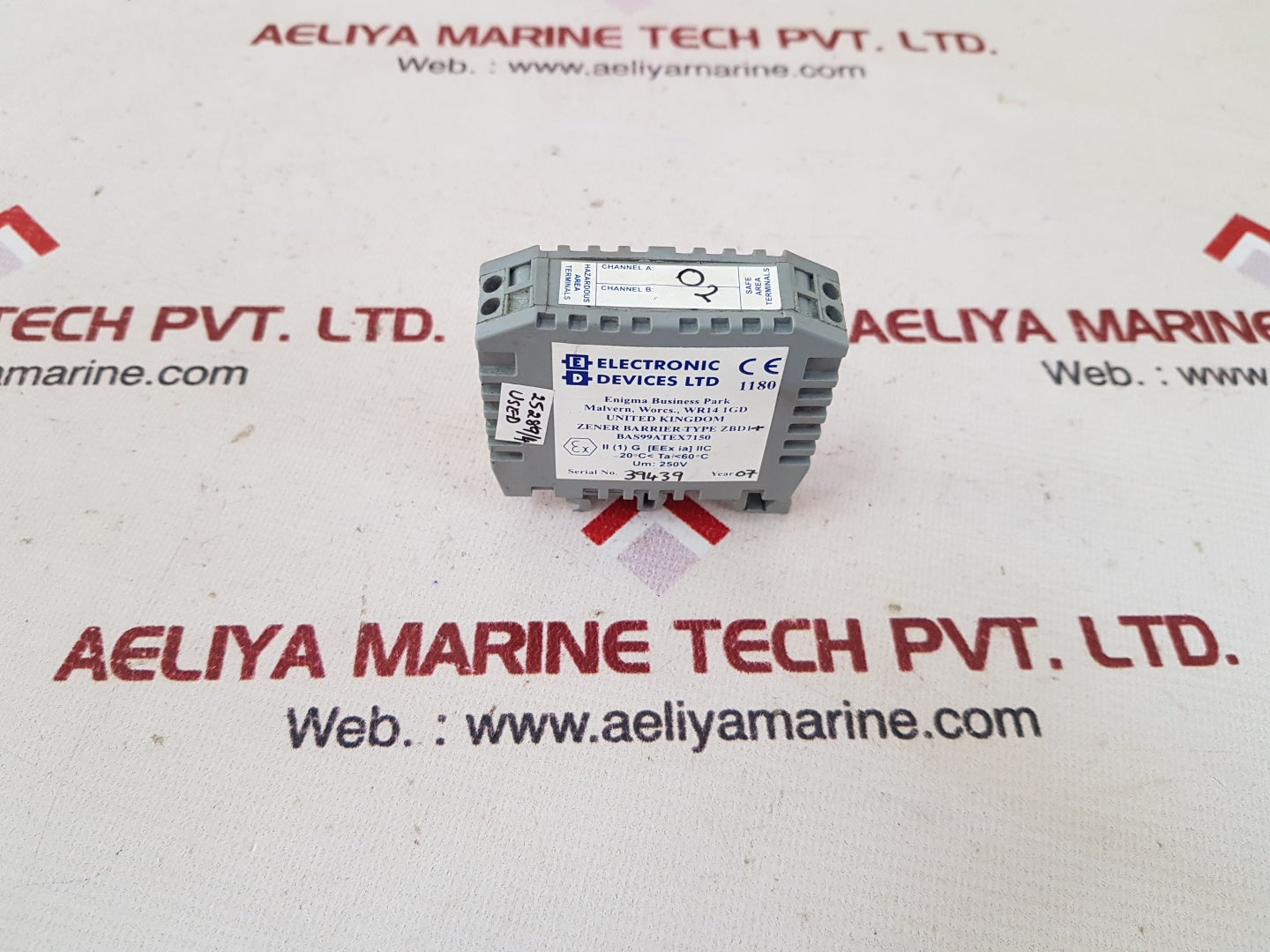 Electronic devices zbd1+ zener barrier bas99atex7150