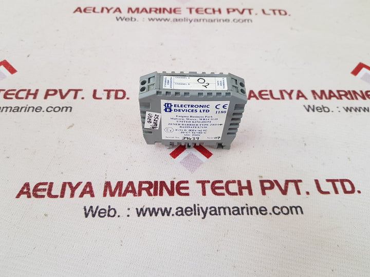 Electronic devices zbd1+ zener barrier bas99atex7150