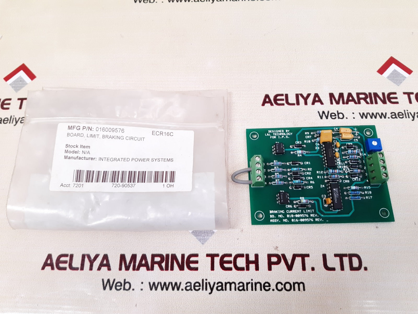 Integrated power systems 016-009576 pcb card 