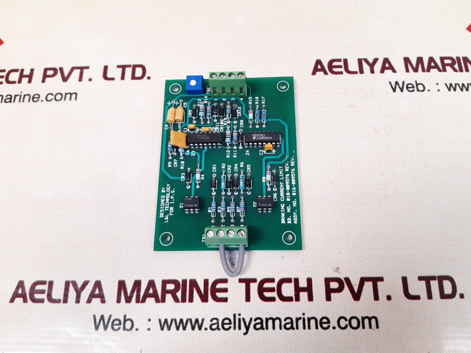 Integrated power systems 016-009576 pcb card 