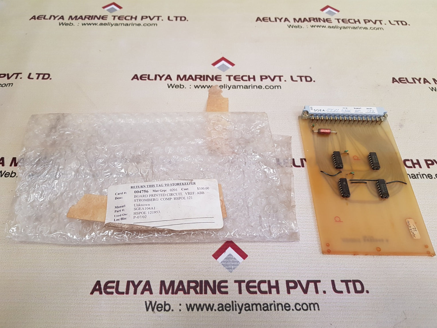 Stromberg sgea 104 a1 printed circuit board