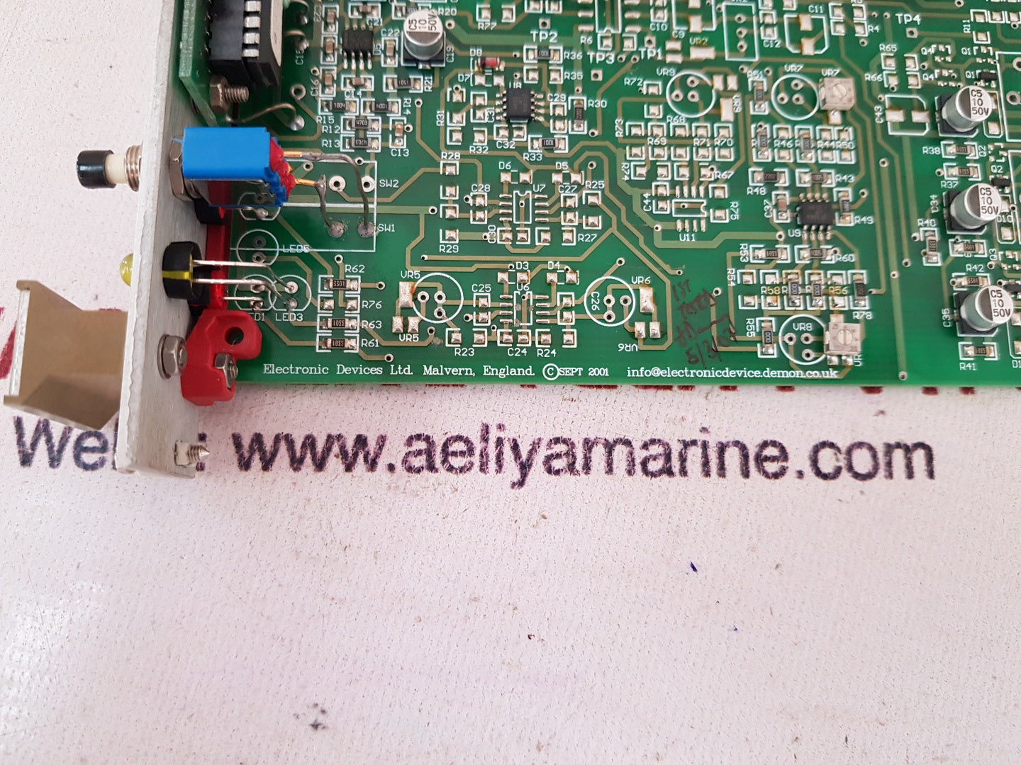 Electronic devices ed710 rev6 pcb card