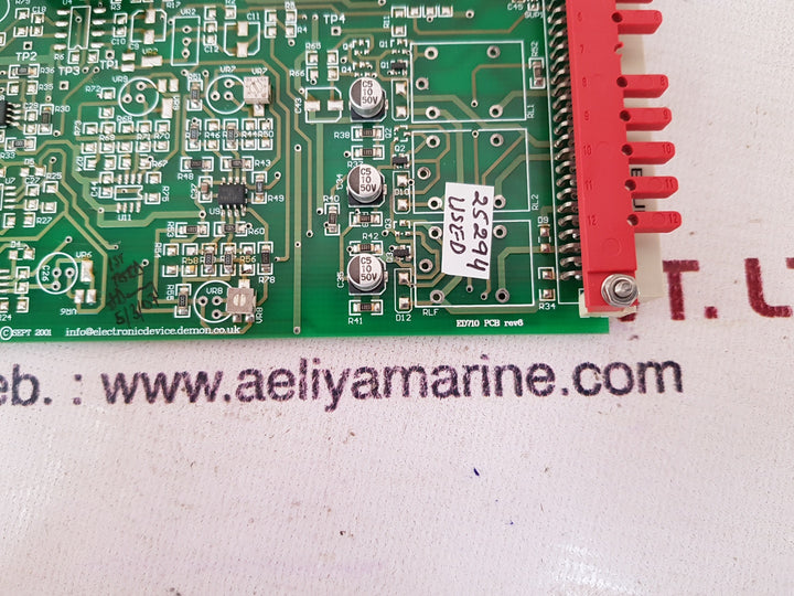Electronic devices ed710 rev6 pcb card