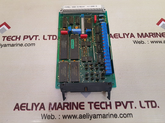Kongsberg autronica kda-3/4u10 analog input board 7252-052.0002 