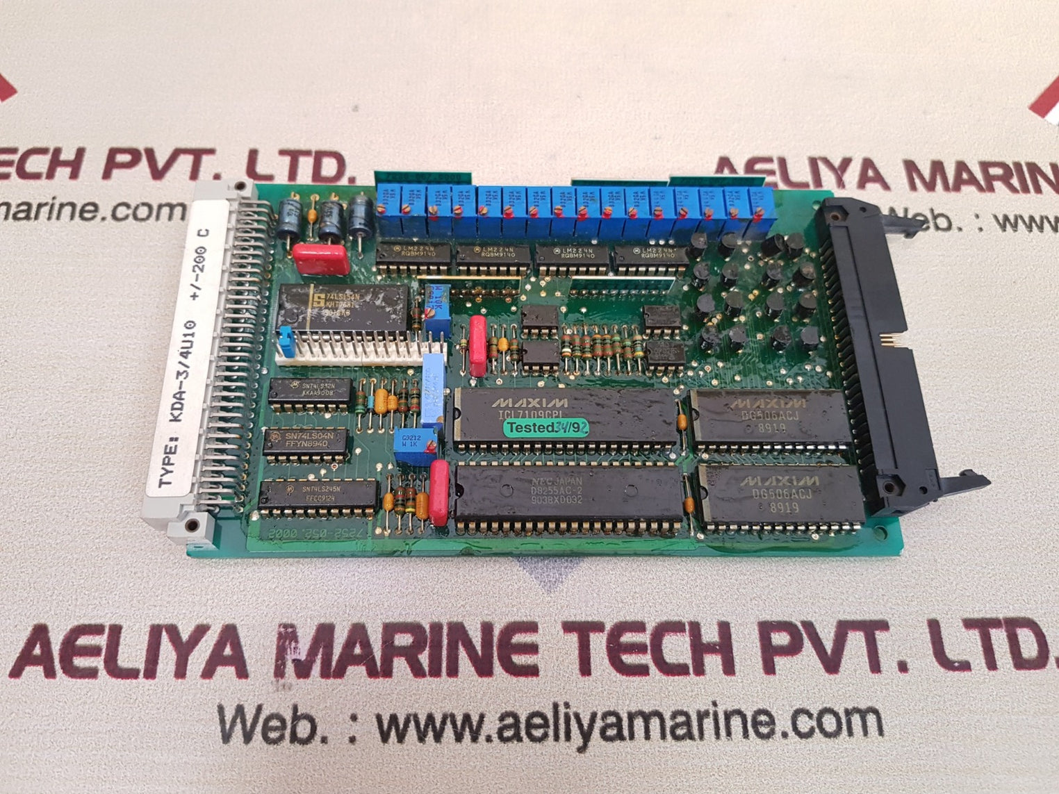 Kongsberg autronica kda-3/4u10 analog input board 7252-052.0002 