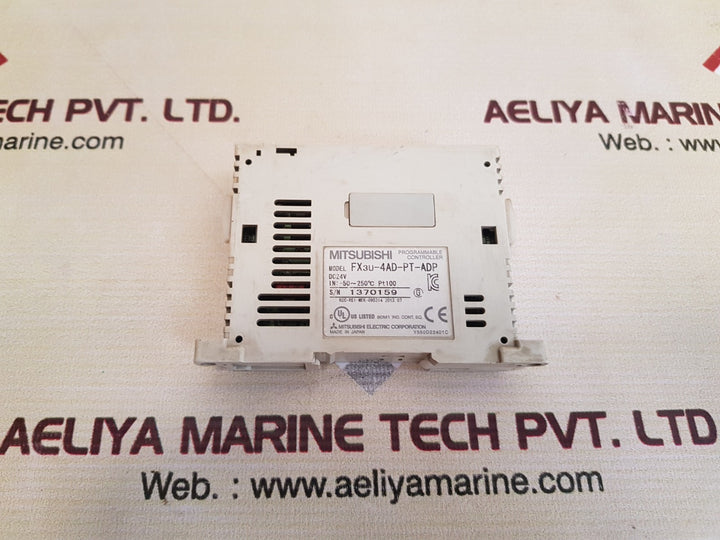 Mitsubishi fx3u-4ad-pt-adp programmable controller