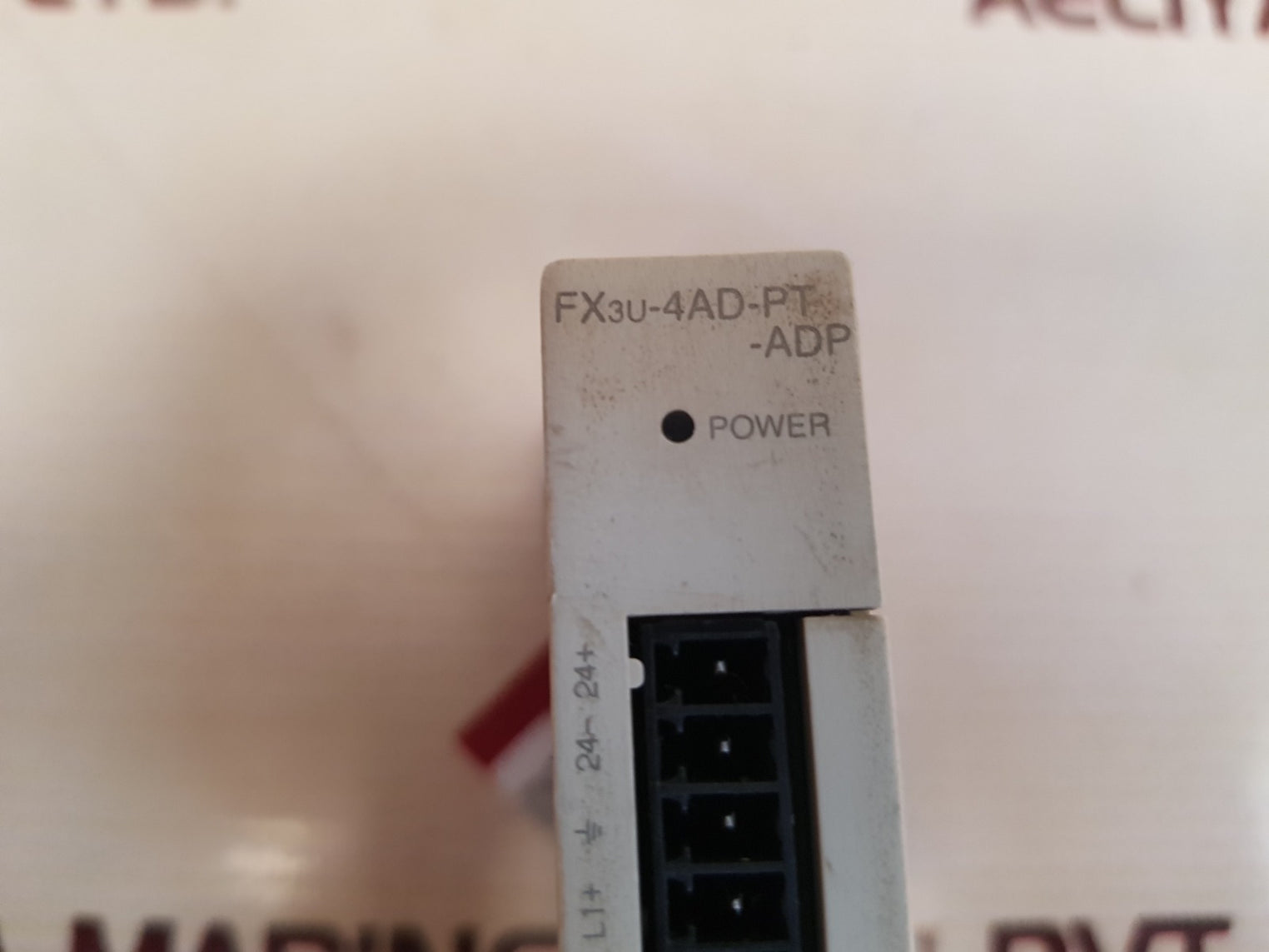 Mitsubishi fx3u-4ad-pt-adp programmable controller