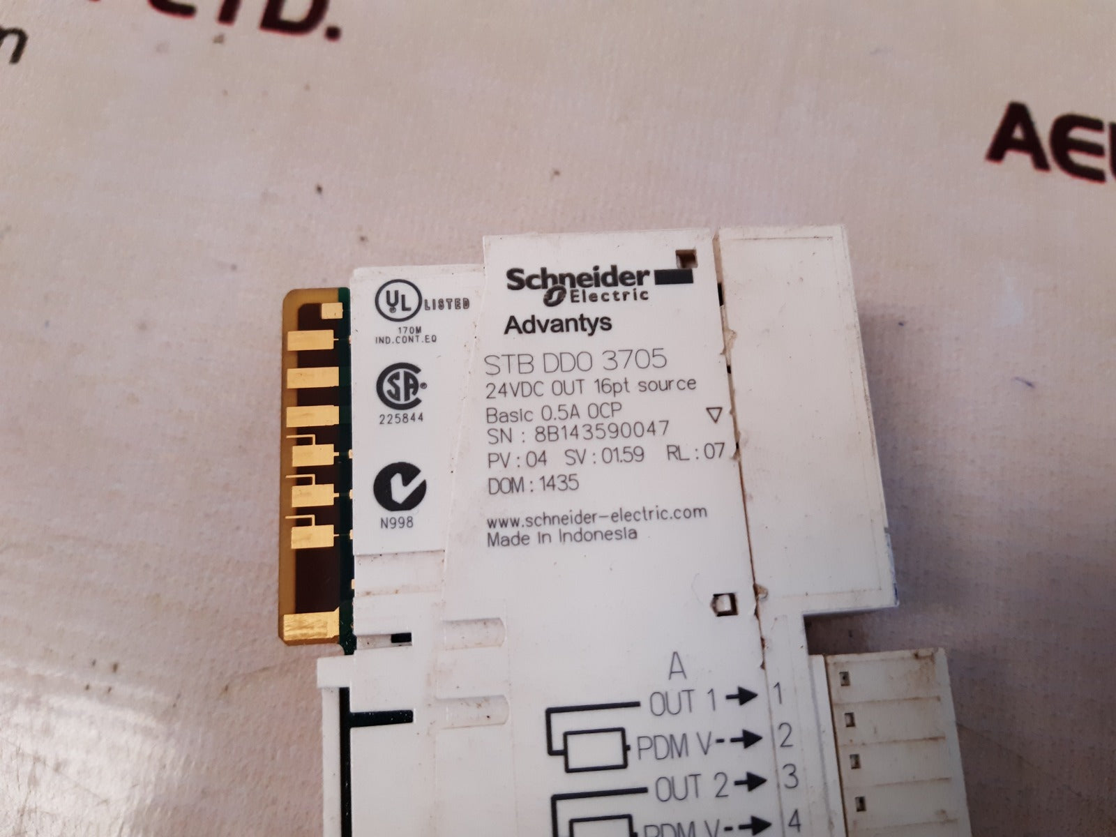 Schneider advantys stb ddo 3705 module