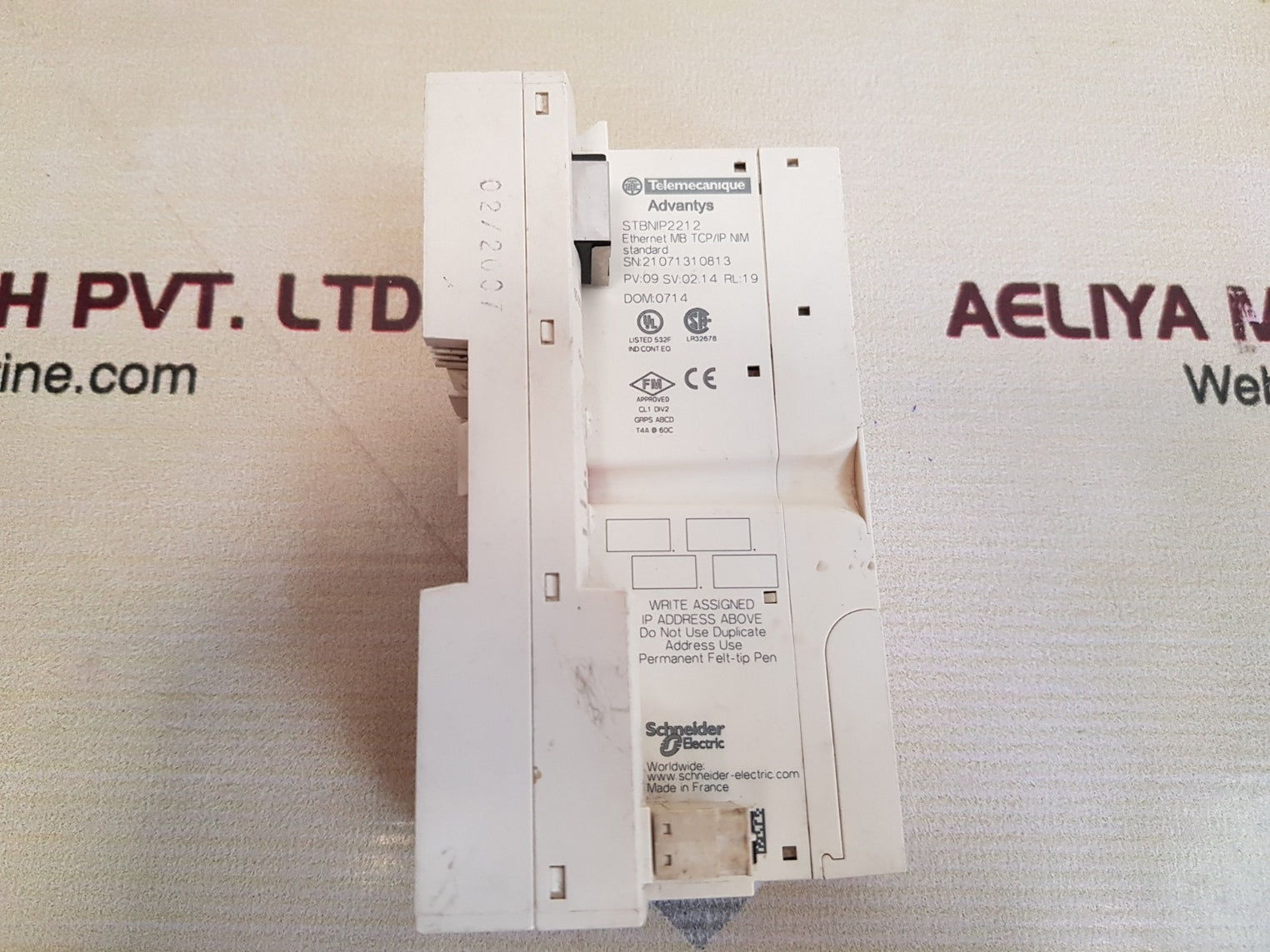 Telemecanique advantys stbnip2212 network interface module pv:09