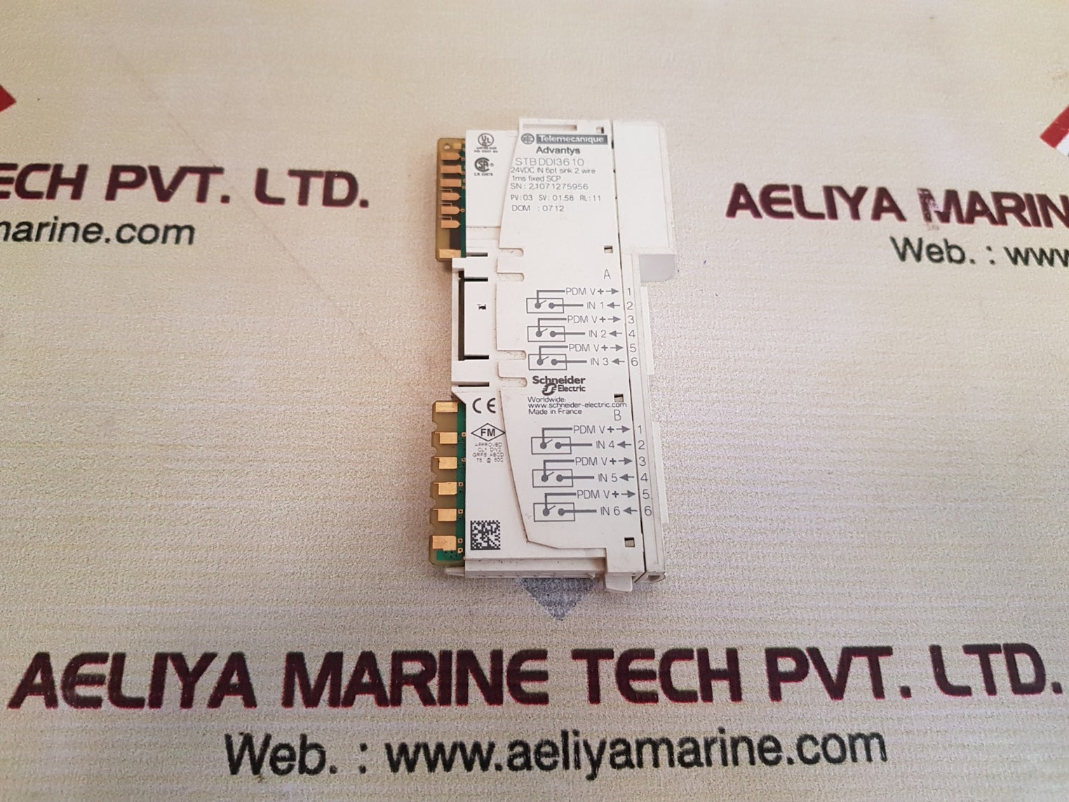 Telemecanique advantys stbddi3610 input module 