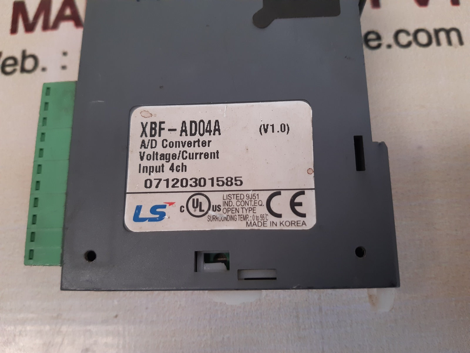 Ls xbf-ad04a analog input module 