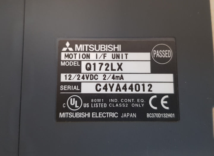 Mitsubishi q172lx motion i/f unit 12/24vdc 2/4ma