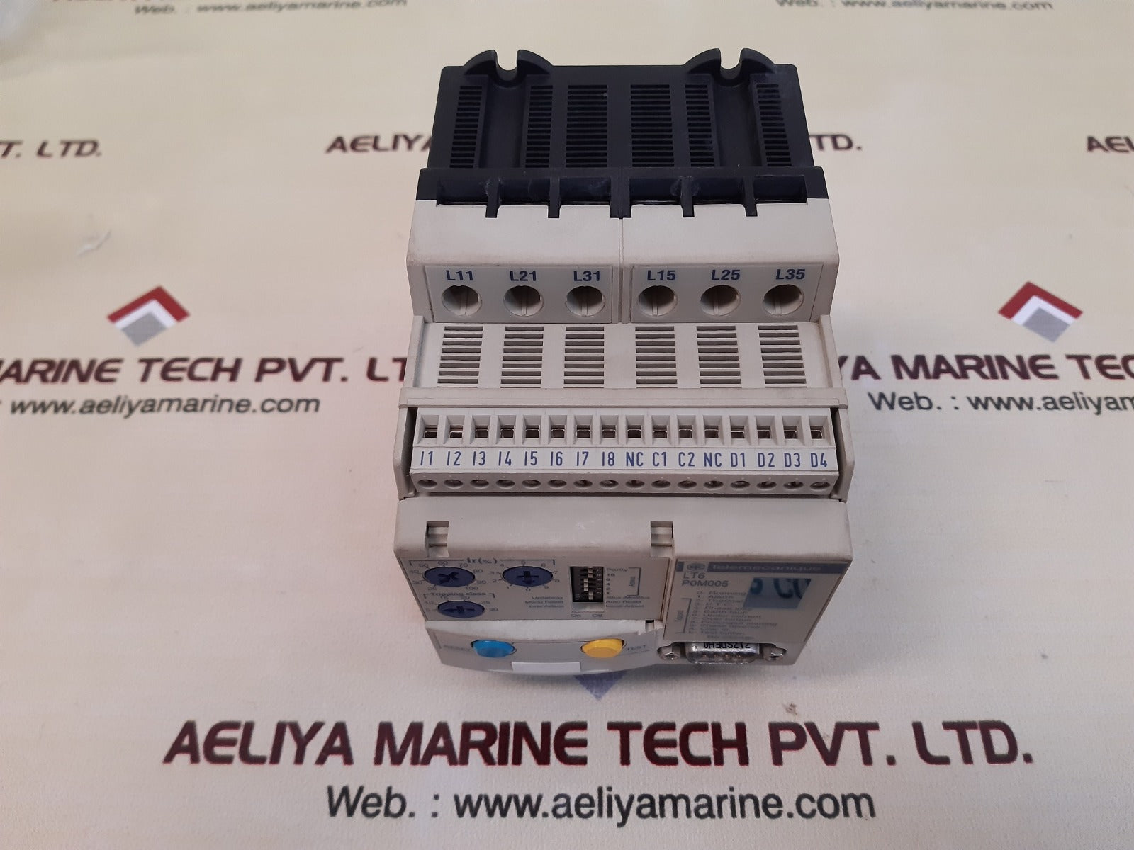 Telemecanique lt6 p0m005 motor protection overload relay 