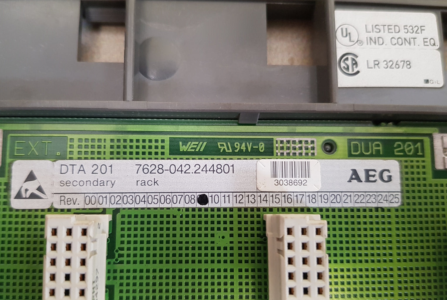 Aeg dta 201 secondary rack 7628-042.244801