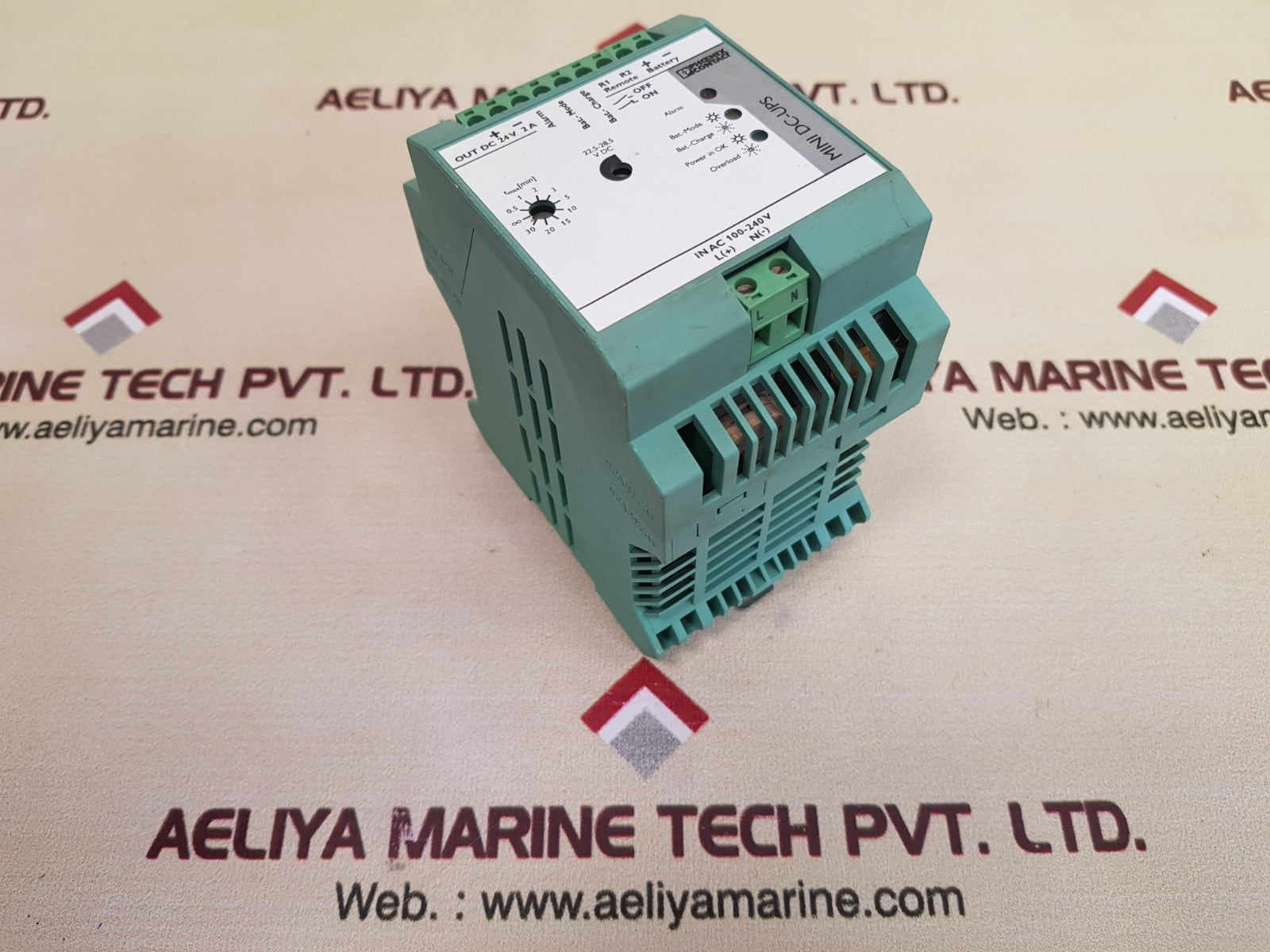 Phoenix contact mini-dc-ups/24dc/2 power supply