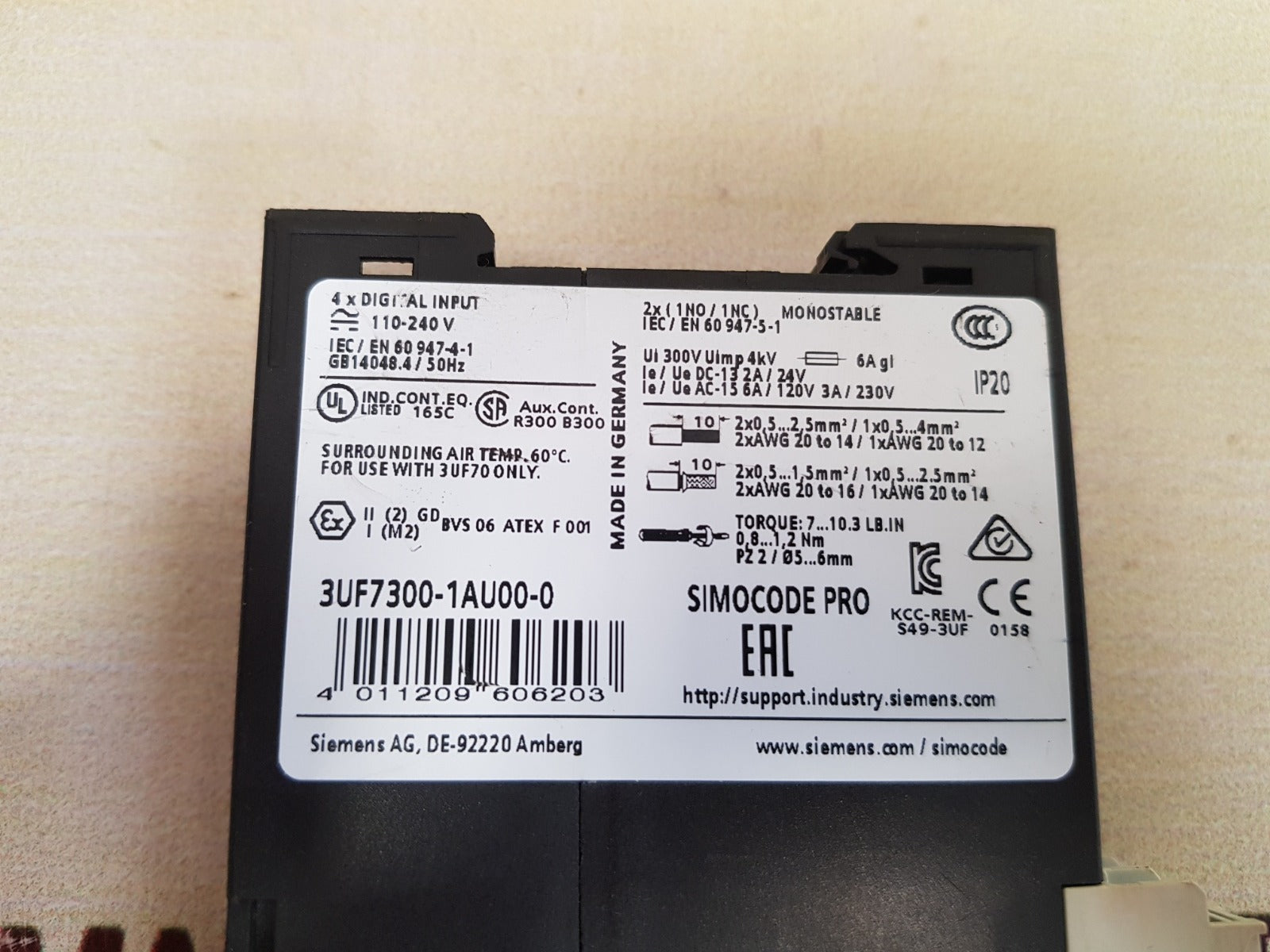 Siemens 3uf7300-1au00-0 digital module