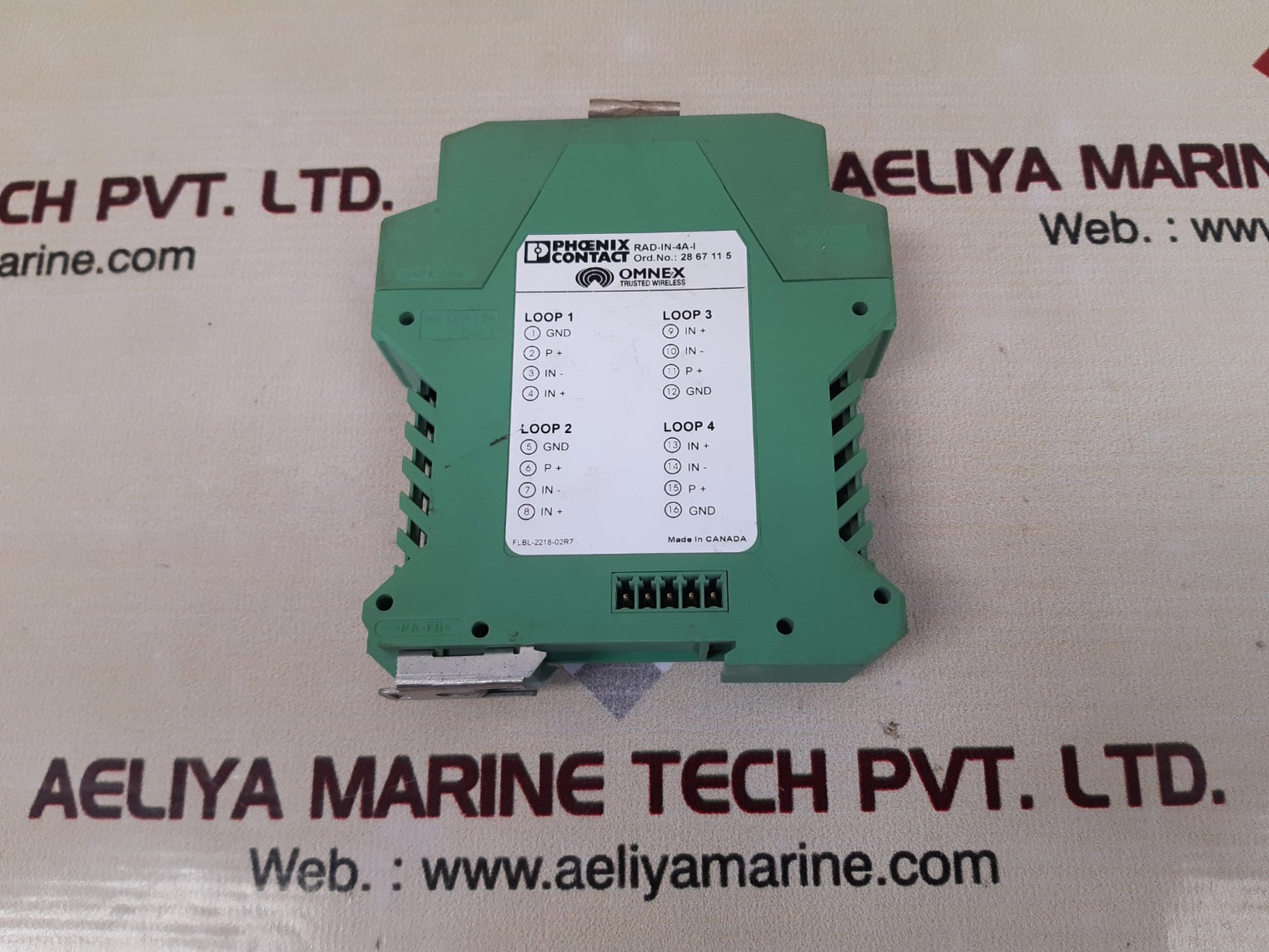 Phoenix contact rad-in-4a-i extention module 