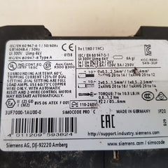 Siemens 3uf7000-1au00-0 motor control module ip20