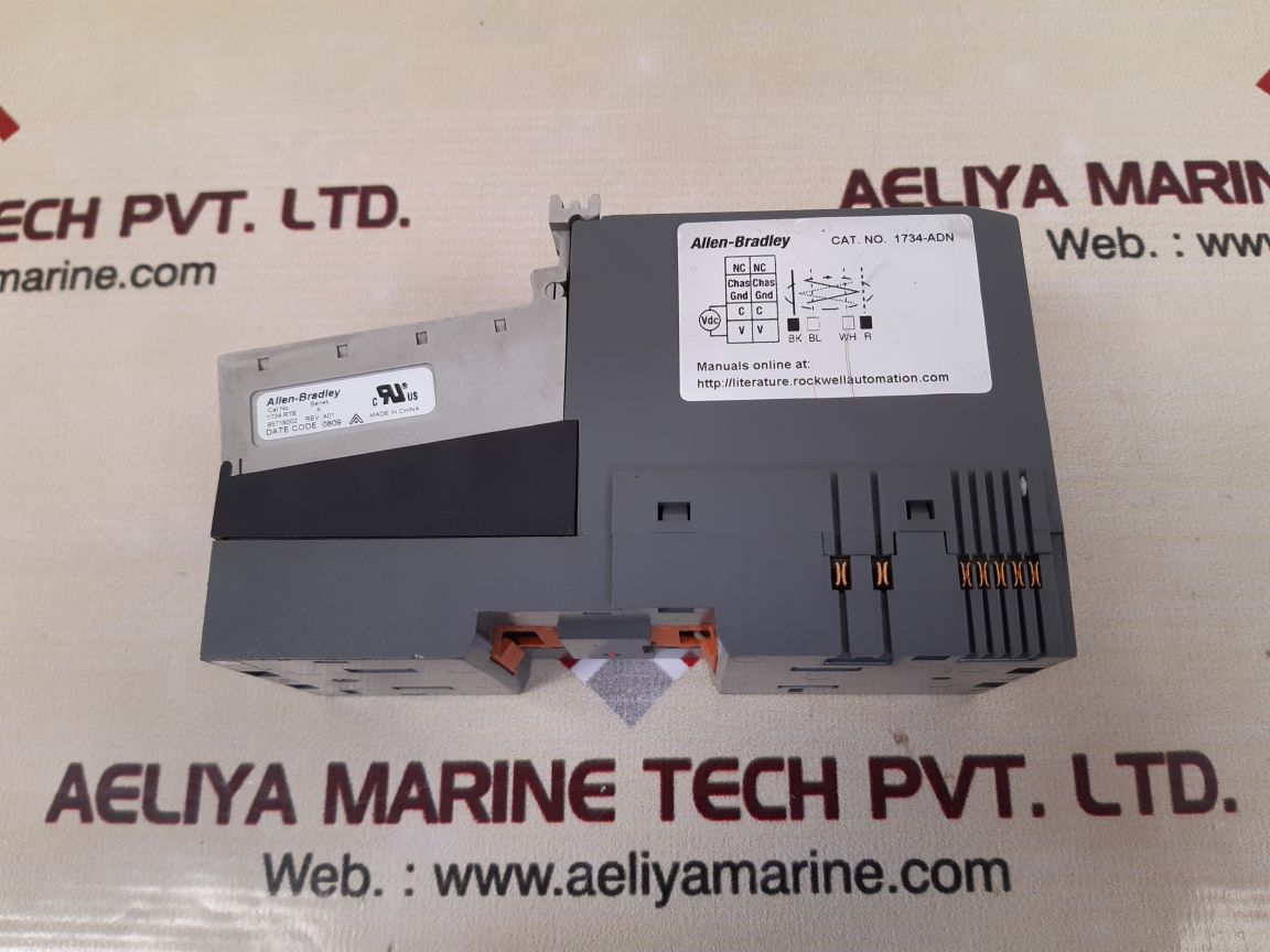 Allen-bradley 1734-adn ser.b point i/o adapter with 1734-rtb ser.a