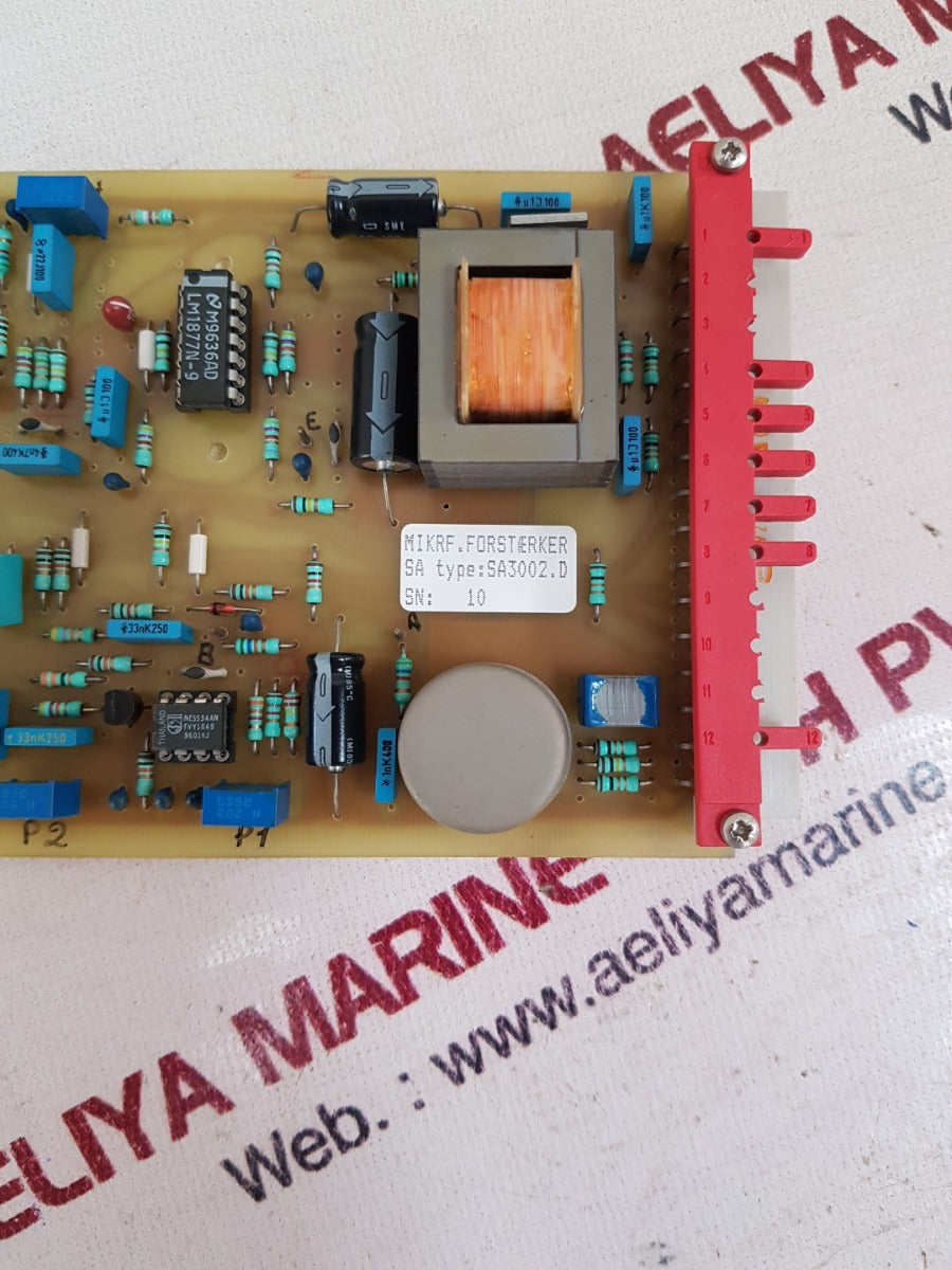 Scan acoustic 3002 mic. amp.pcb card sa3002.d 