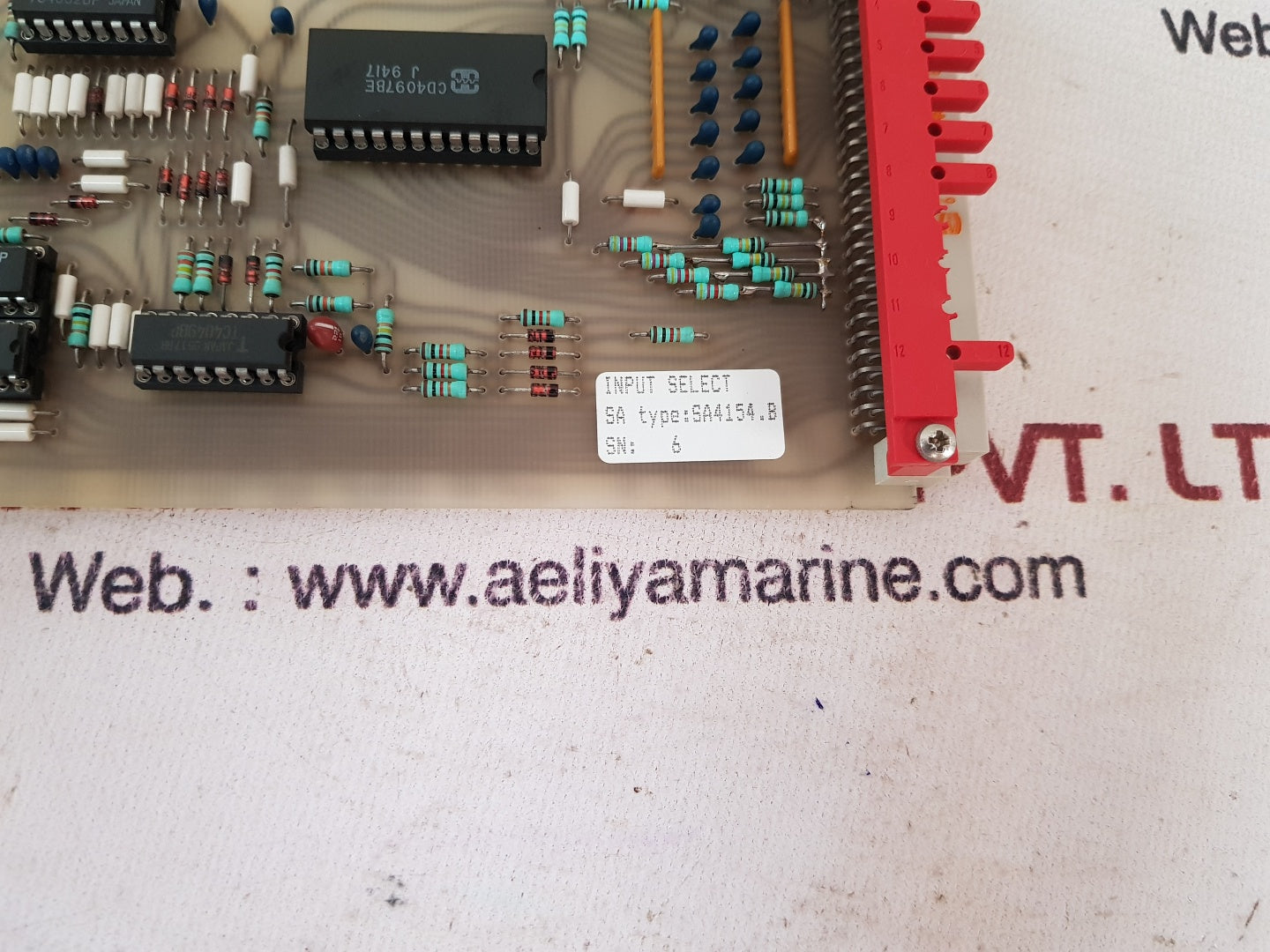 Scan acoustic 4154 input card kr0146