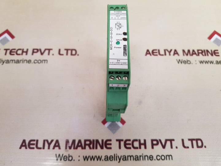 Phoenix contact mcr-c-ui-ui-dci converter 0-20 ma