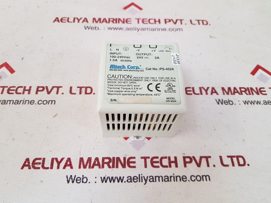 Altech Ps-4524 Power Supply 100-240 Vac 1.5A 50/60 Hz