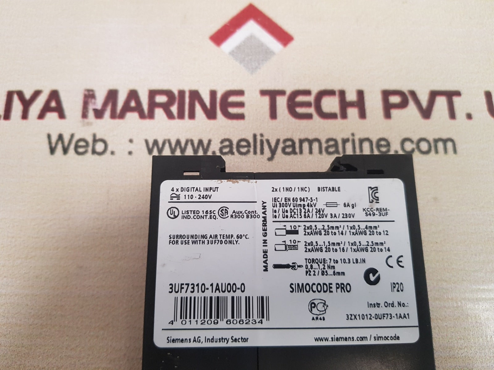 Siemens 3uf7310-1au00-0 digital module 110-240v