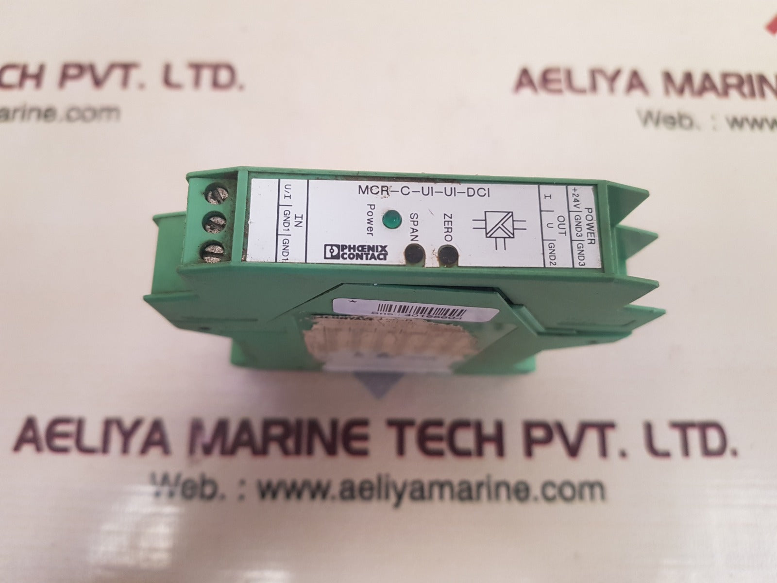 Phoenix contact mcr-c-ui-ui-dci isolating amplifier 2810913
