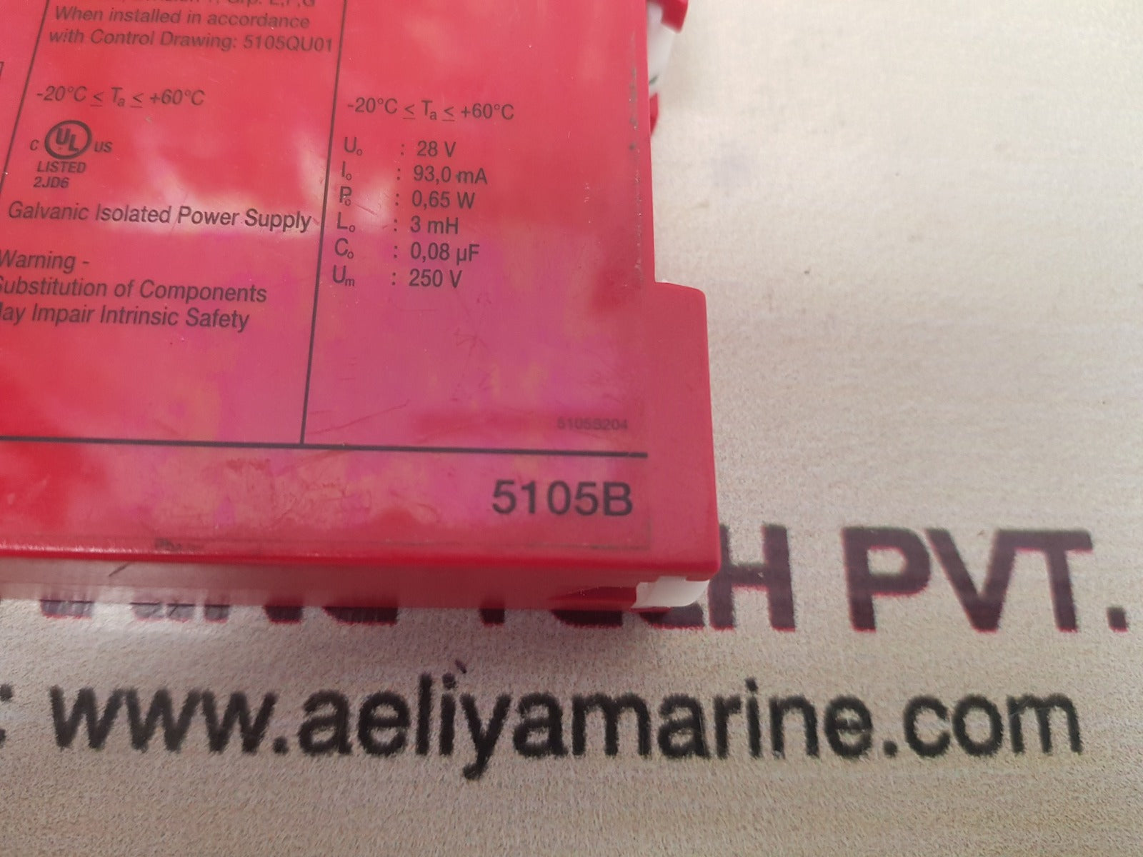 Pr electronics 5105b ex isolated driver