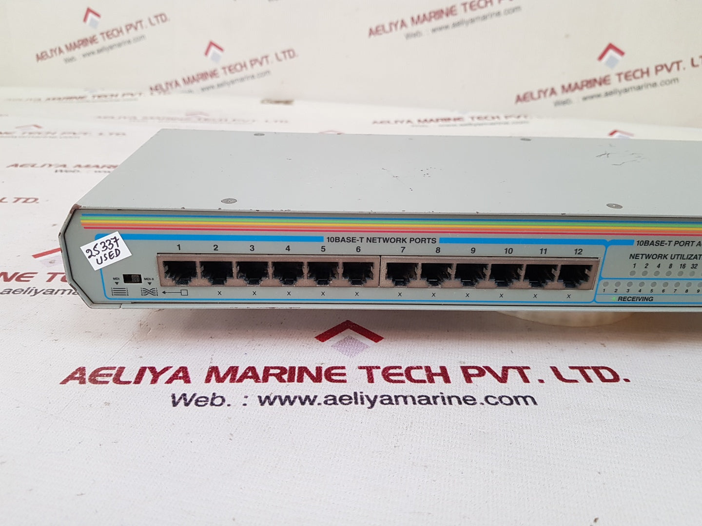 Allied telesyn centrecom 3012sl wired external ethernet network hub 