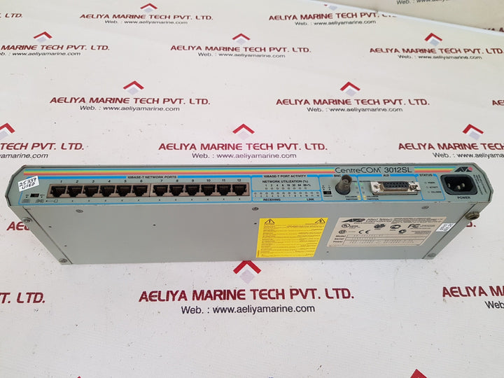 Allied telesyn centrecom 3012sl wired external ethernet network hub 