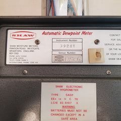 Shaw sadp automatic dewpoint meter