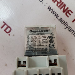 Magnecraft 784xdxm4l relay with 70-784d14-1 base 