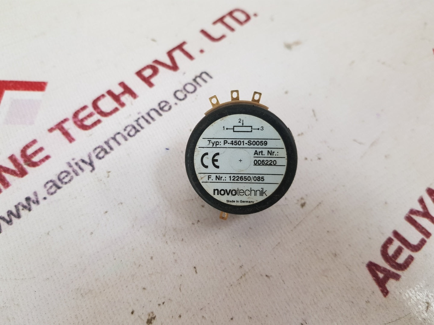 Novotechnik p-4501-s0059 potentiometer