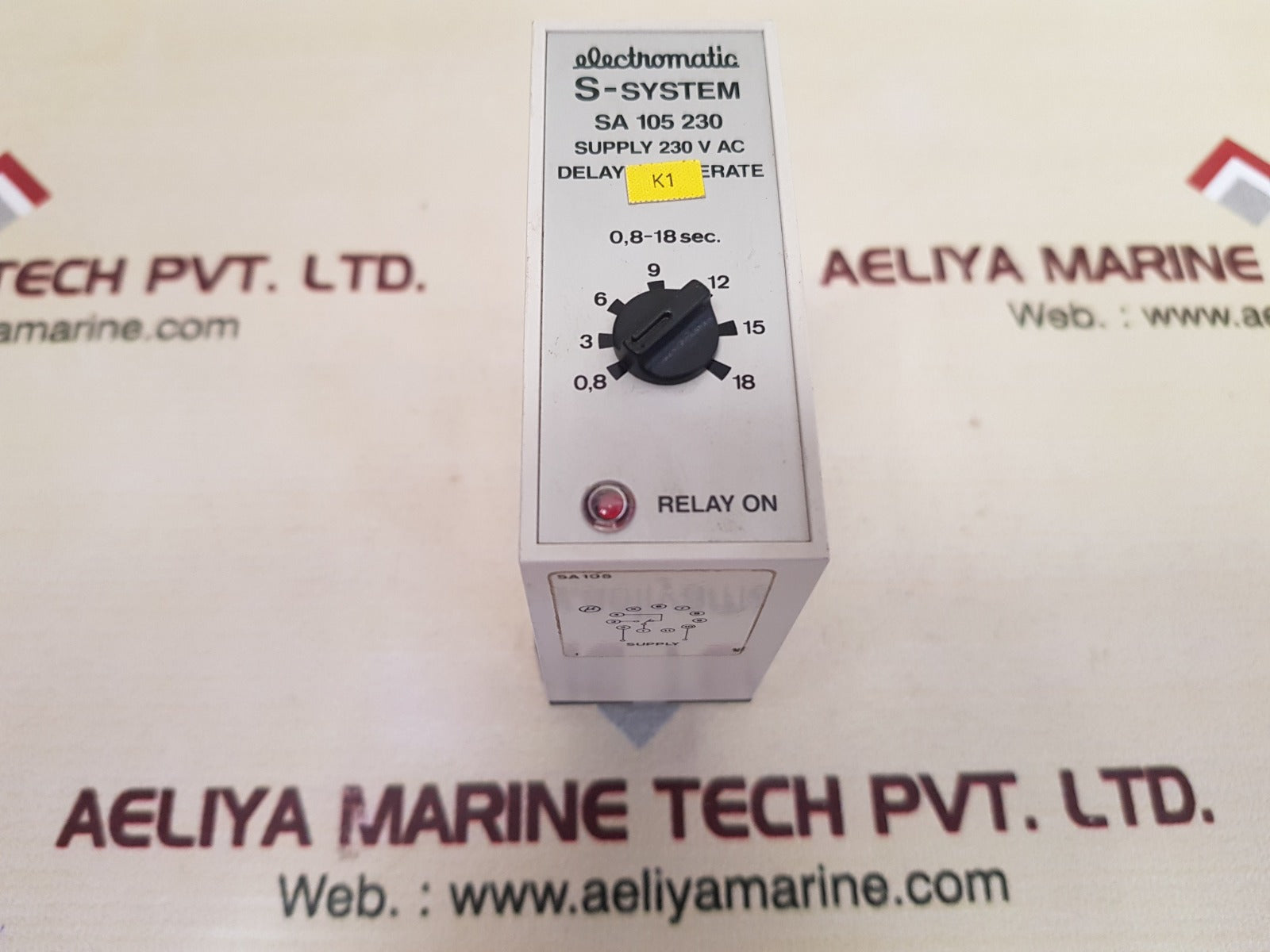 Electromatic s-system sa 105 230 delay on operate